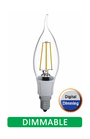 LED Filament Candles E14 4W